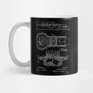 Bowling Alley Vintage Patent Hand Drawing Mug